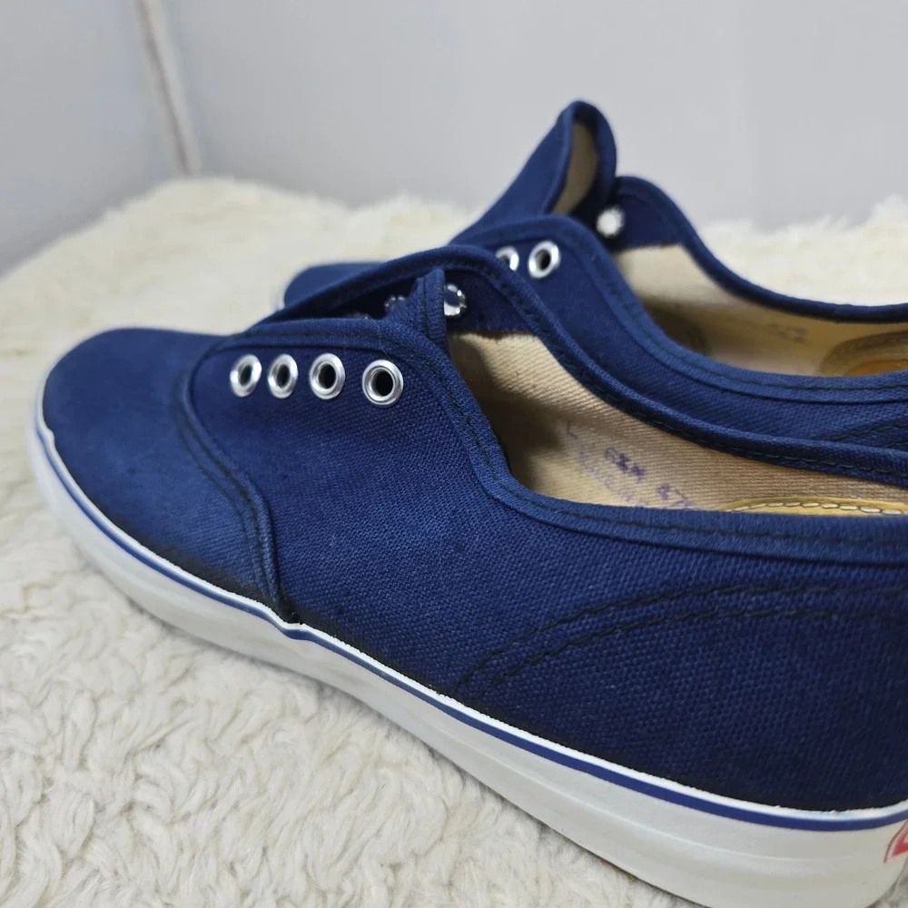 Vintage‎ 60's LaCrosse Masters Sneakers Womens 6.5 Navy Blue Made in USA Canvas